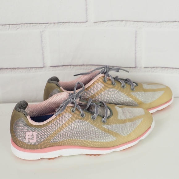 Footjoy Sz 7 Pink Golf emPOWER Spikeless Shoe - Picture 6 of 13